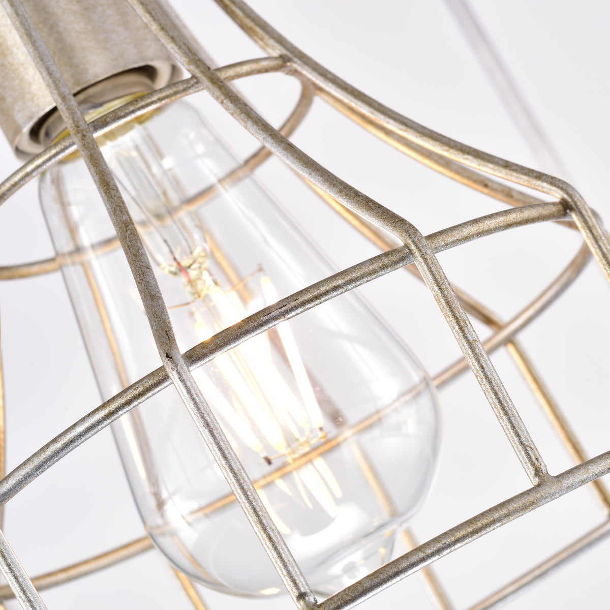 Devers 5-Light Cluster Pendant - Antique Silver