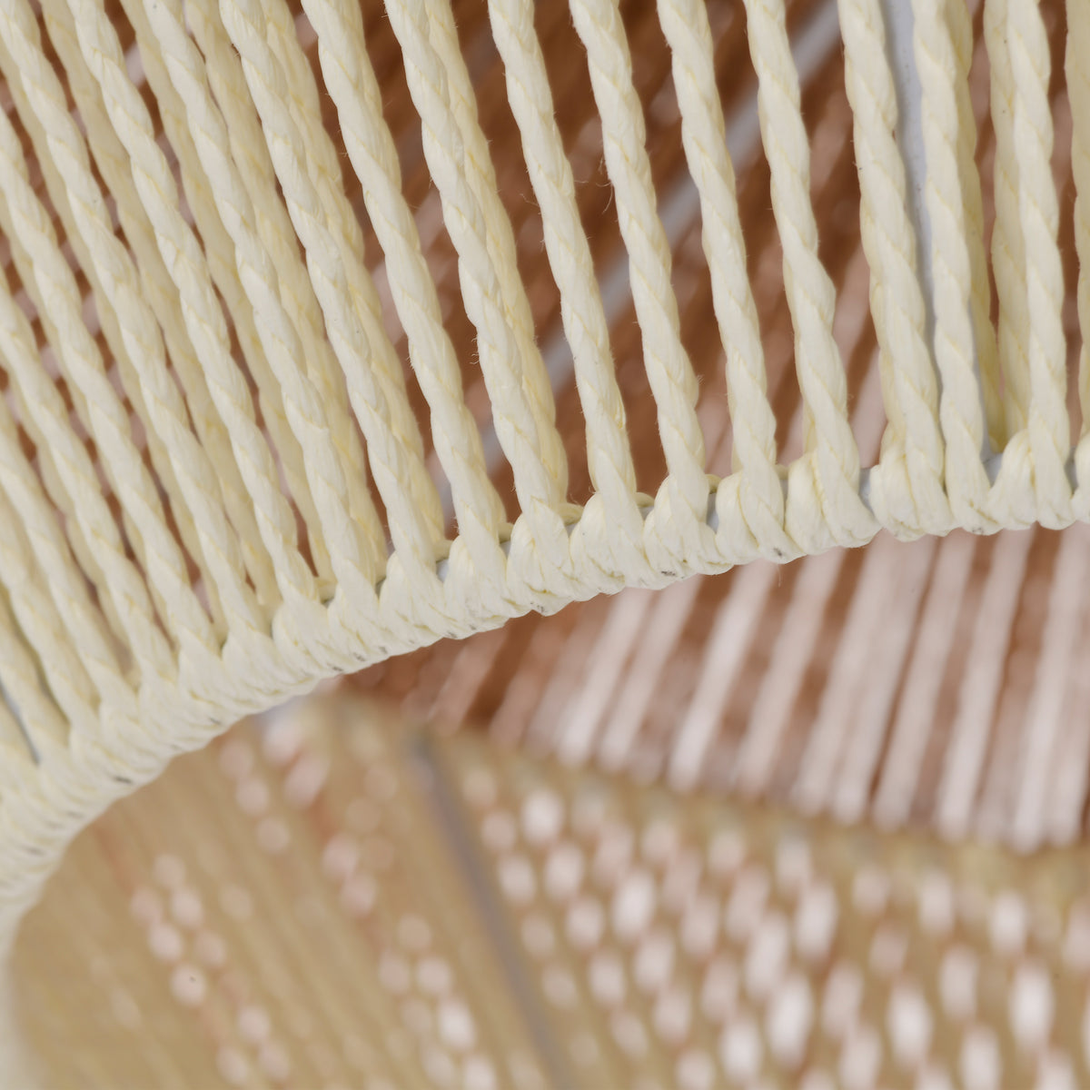 Arcuatus 1-Light Paper Rattan Pendant for Living/Dining Room, Kitchen, Bedroom