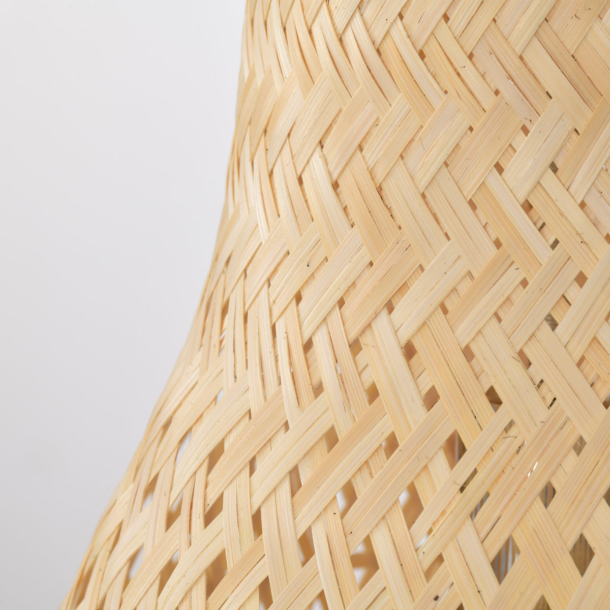 Arothron 1-Light Bamboo Rattan Pendant for Living/Dining Room, Bedroom