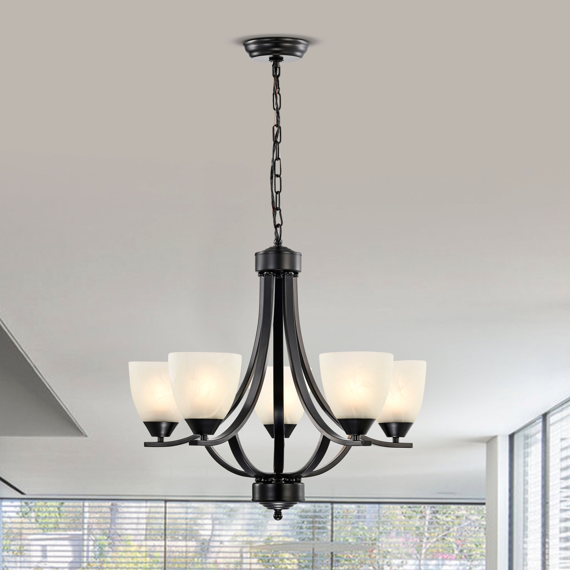 Benu 5-Light Chandelier for Dining/Living Room, Bedroom