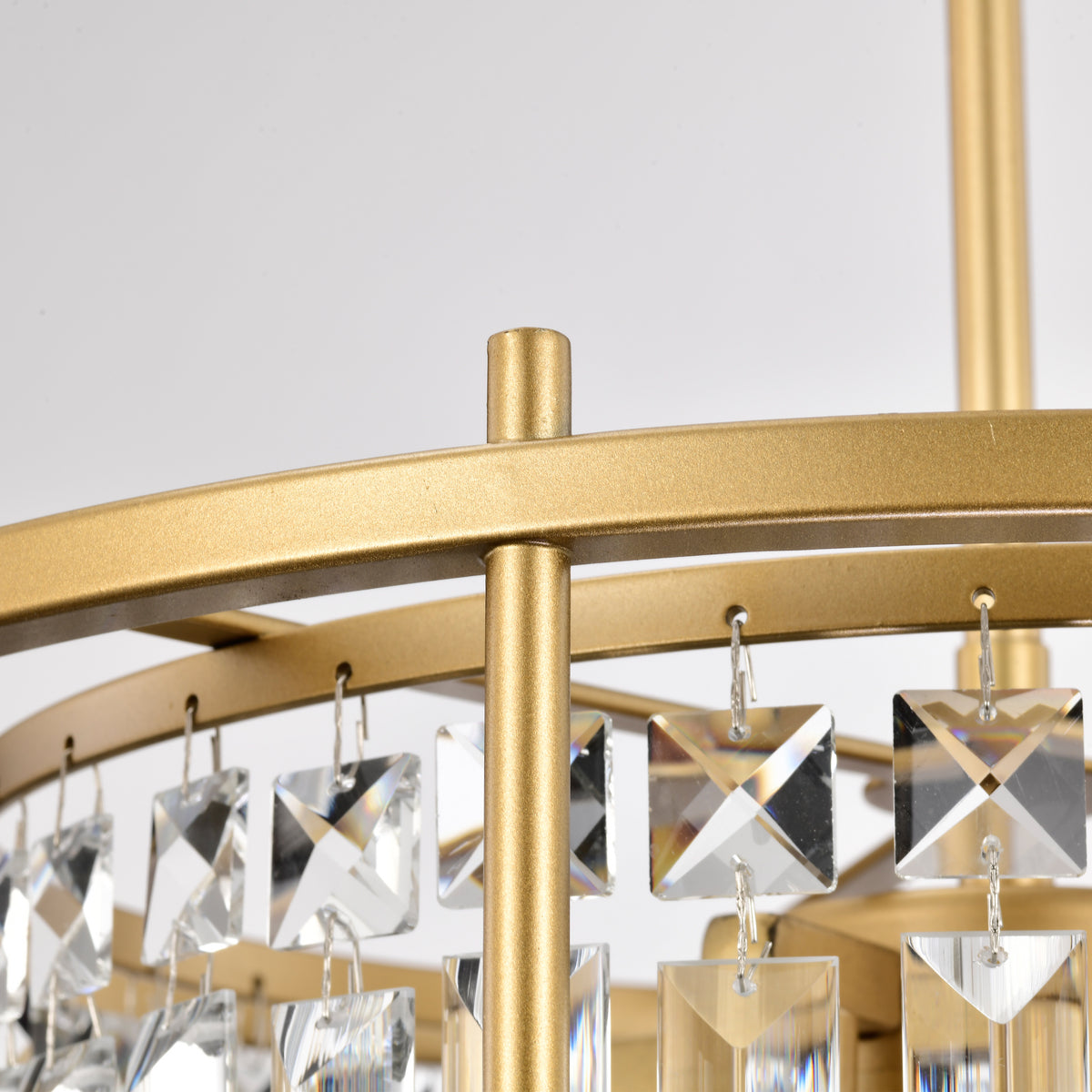 Denna 4-Light Drum Chandelier for Dining/Living Room, Bedroom, Office