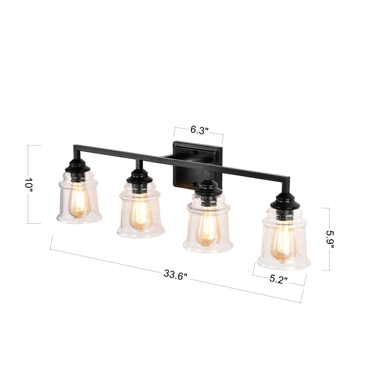 Aniol 4-Light Wall Sconce