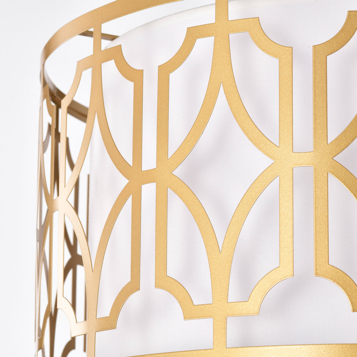 Akando 3-Light Drum Flush Mount for Dining/Living Room, Bedroom, Entryway