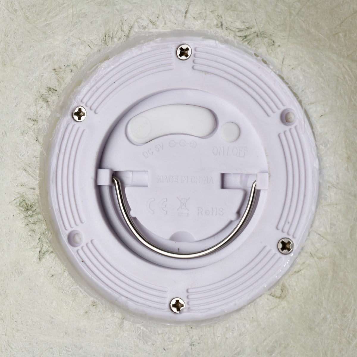 Bly Waterproof LED Resin Round Ball Moon Modern Solar Panel Charging Light for Garden and Swimming Pool