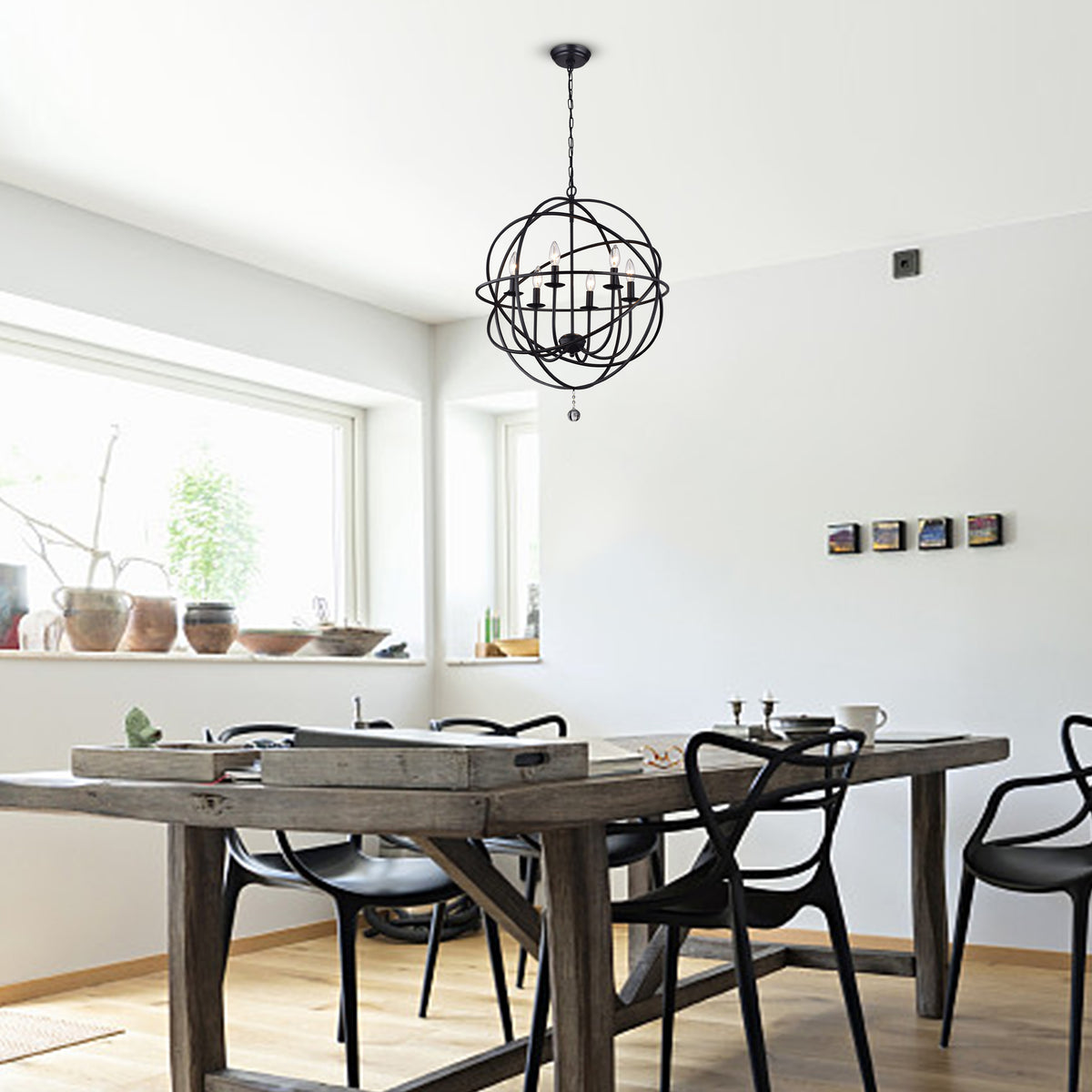 Arum 6-Light Globe Chandelier