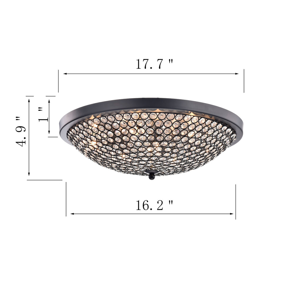 Bacalar 6-Light Statement Bowl Flush Mount