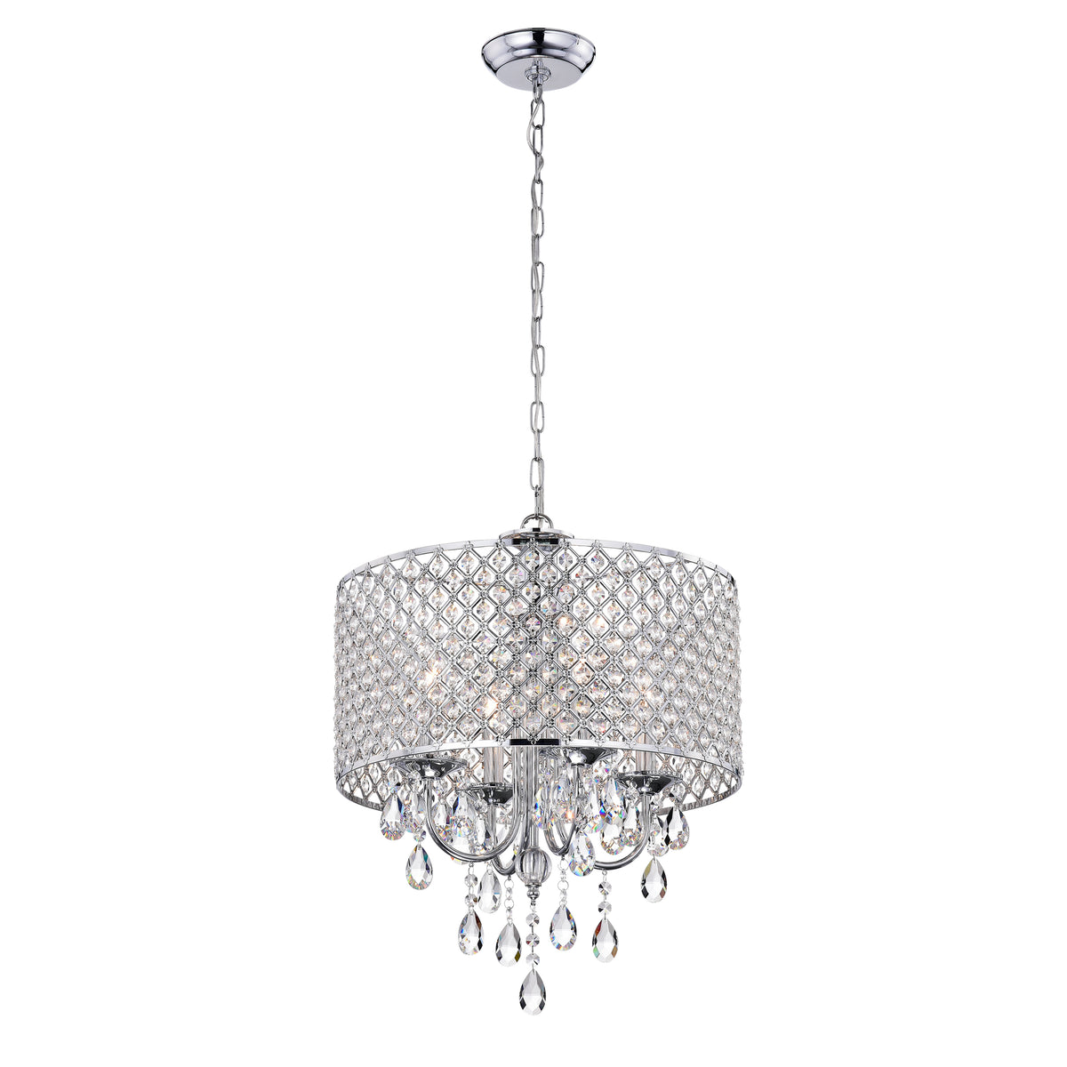 Addien 4-Light Drum Chandelier