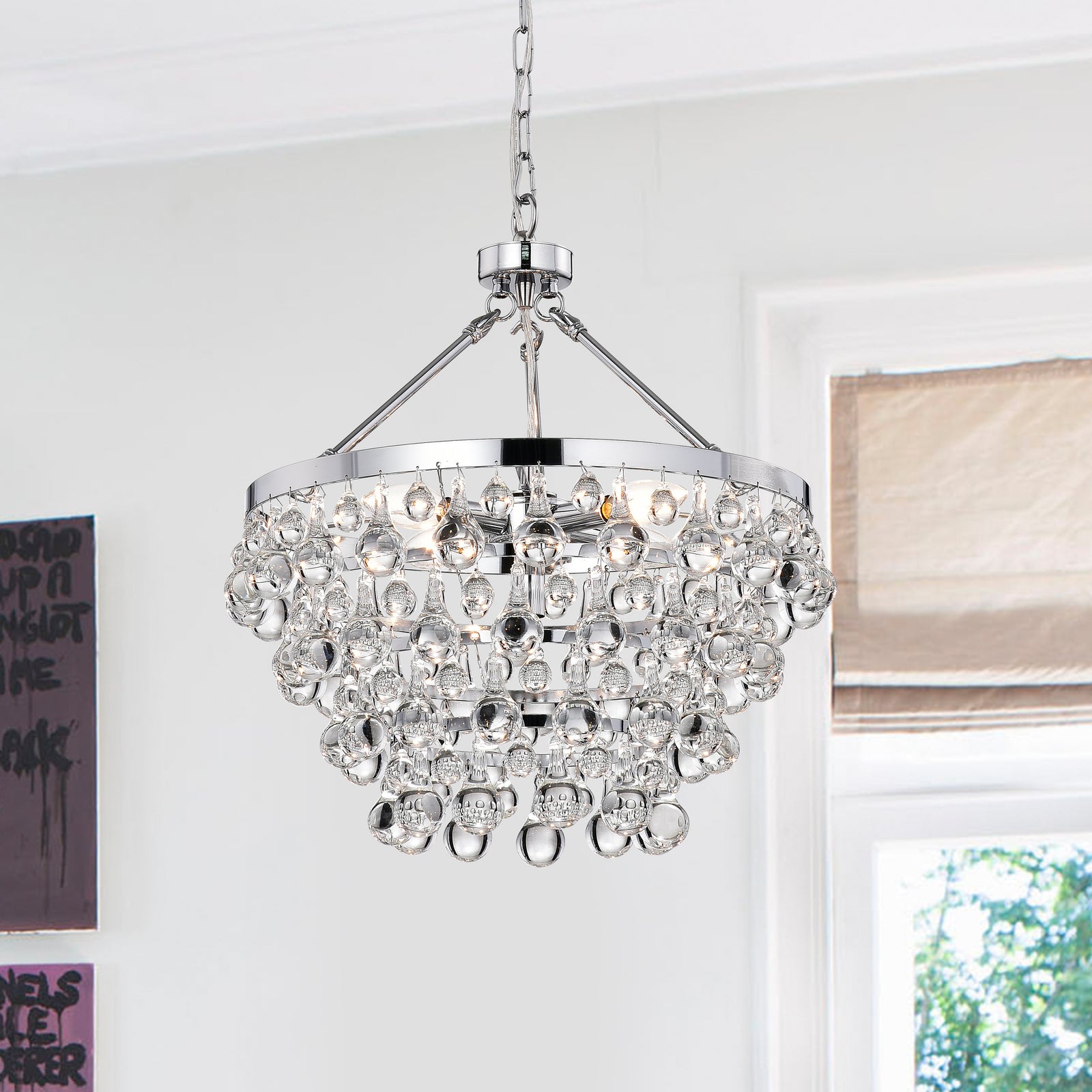 Adamaris 5-Light Tiered Chandelier