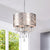 Aguilar 4-Light Shaded Drum Chandelier