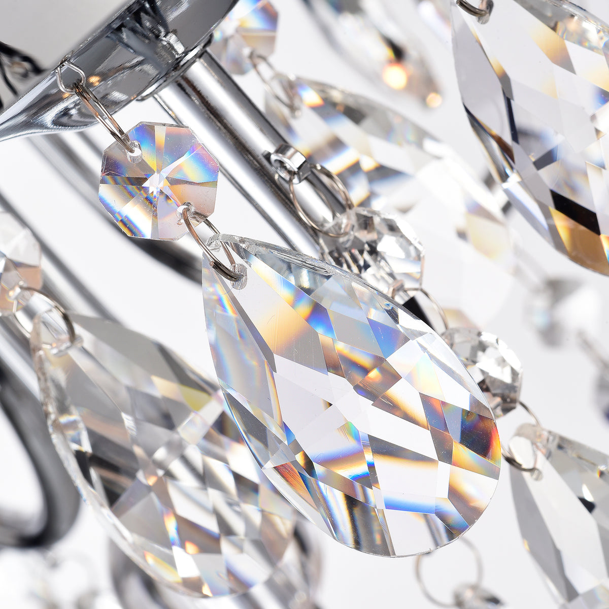 Aguilar 4-Light Shaded Drum Chandelier