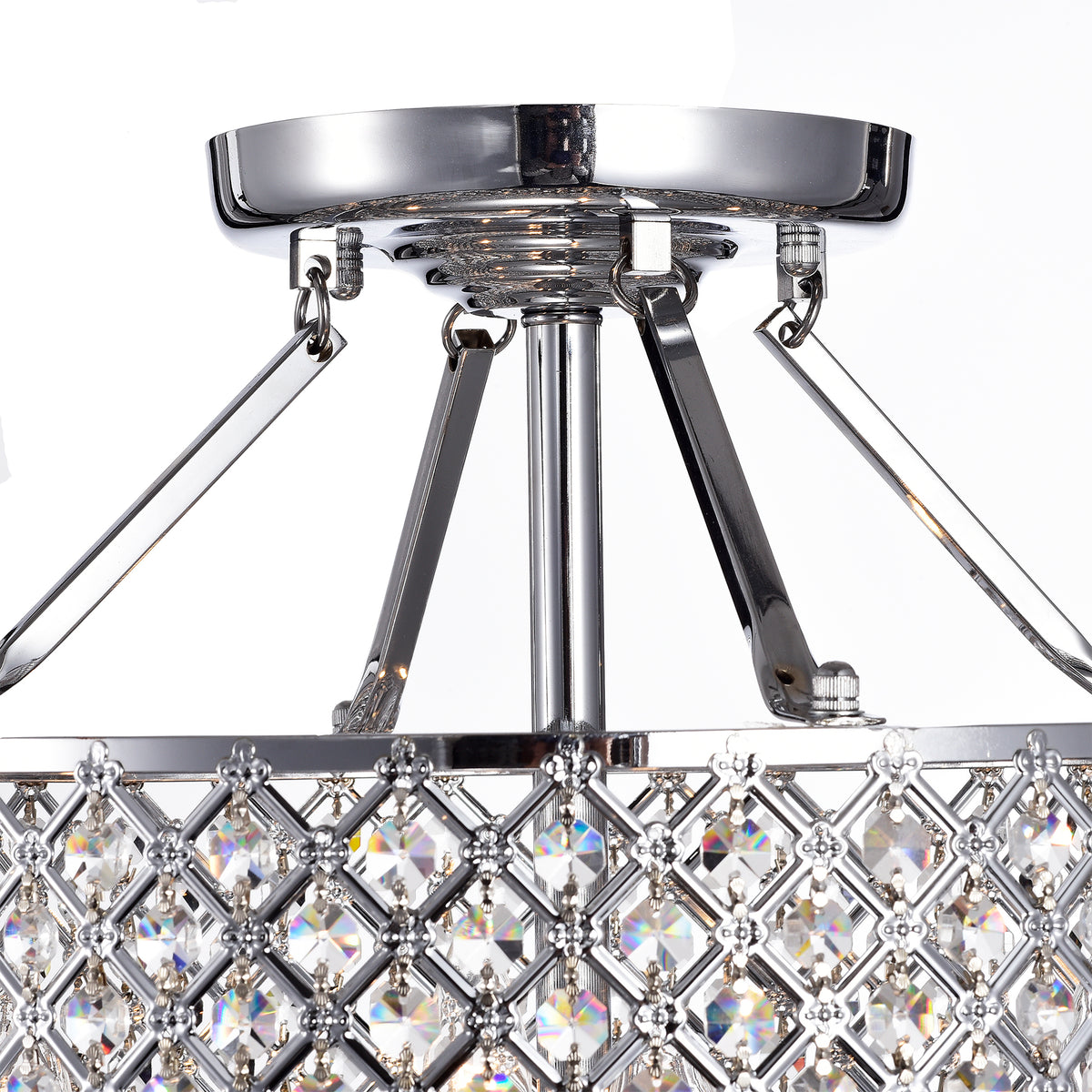 Basanti 4-Light Semi-Flush Mount Drum
