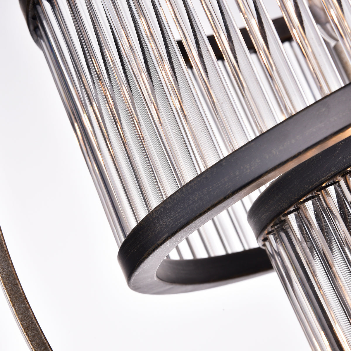 Alata 8-Light Contemporary Tiered Chandelier - Coffee Black