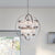 Alata 8-Light Contemporary Tiered Chandelier - Nickel