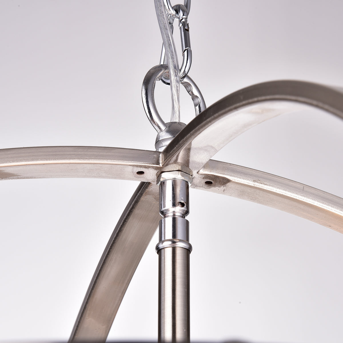 Alata 8-Light Contemporary Tiered Chandelier - Nickel