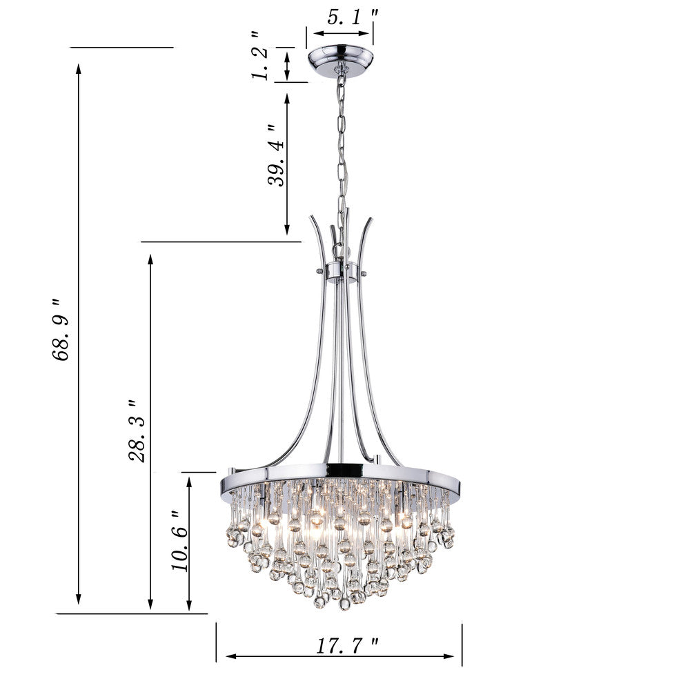 Aimilios 5-Light Tiered Chandelier