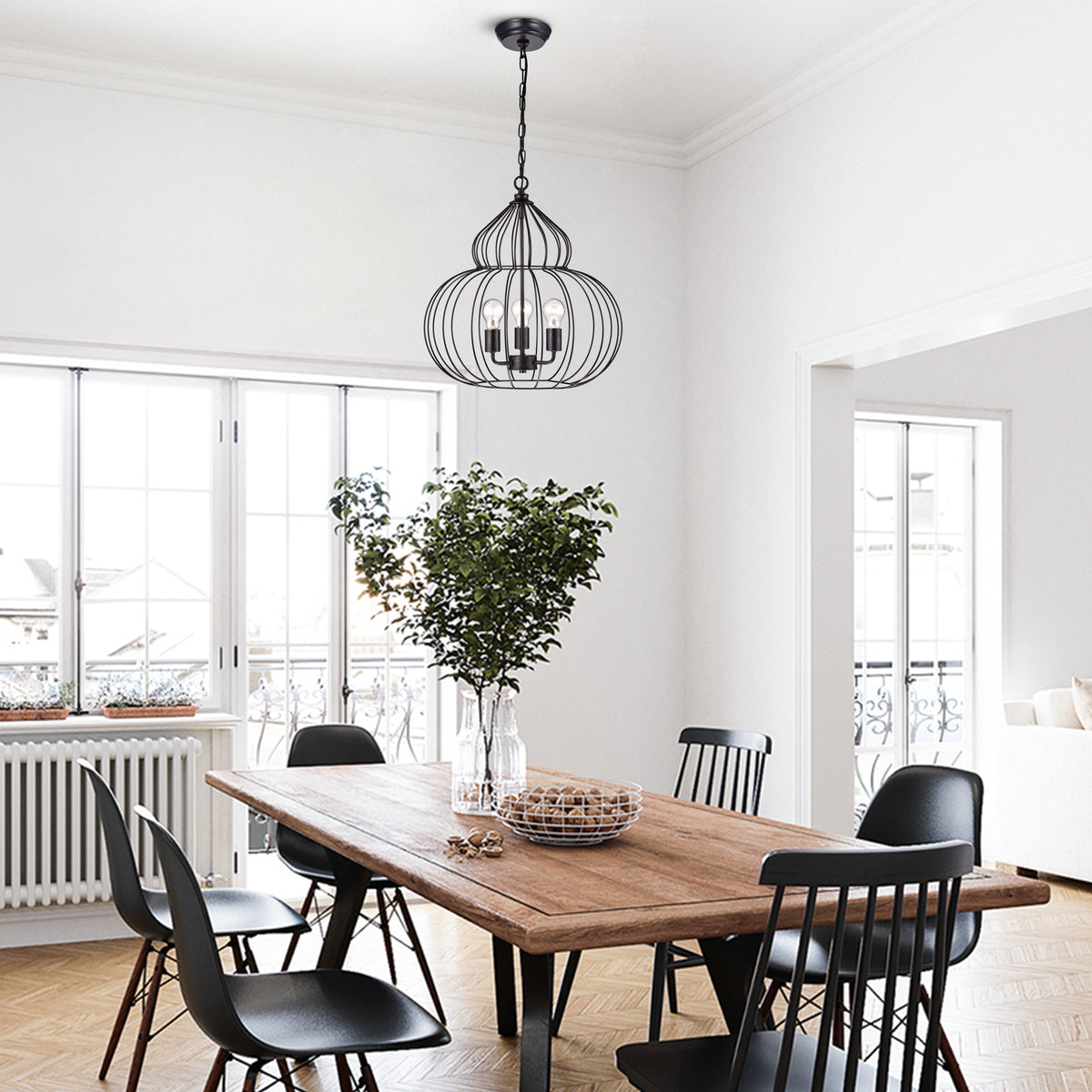 Dohate 3-Light Gourd Shape Pendant