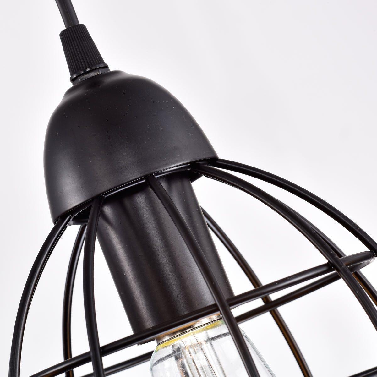 Camaret 5-Light Kitchen Island Pendant - Black