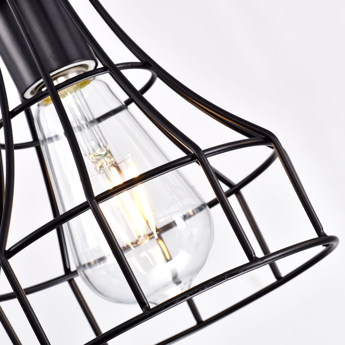 Camaret 5-Light Kitchen Island Pendant - Black