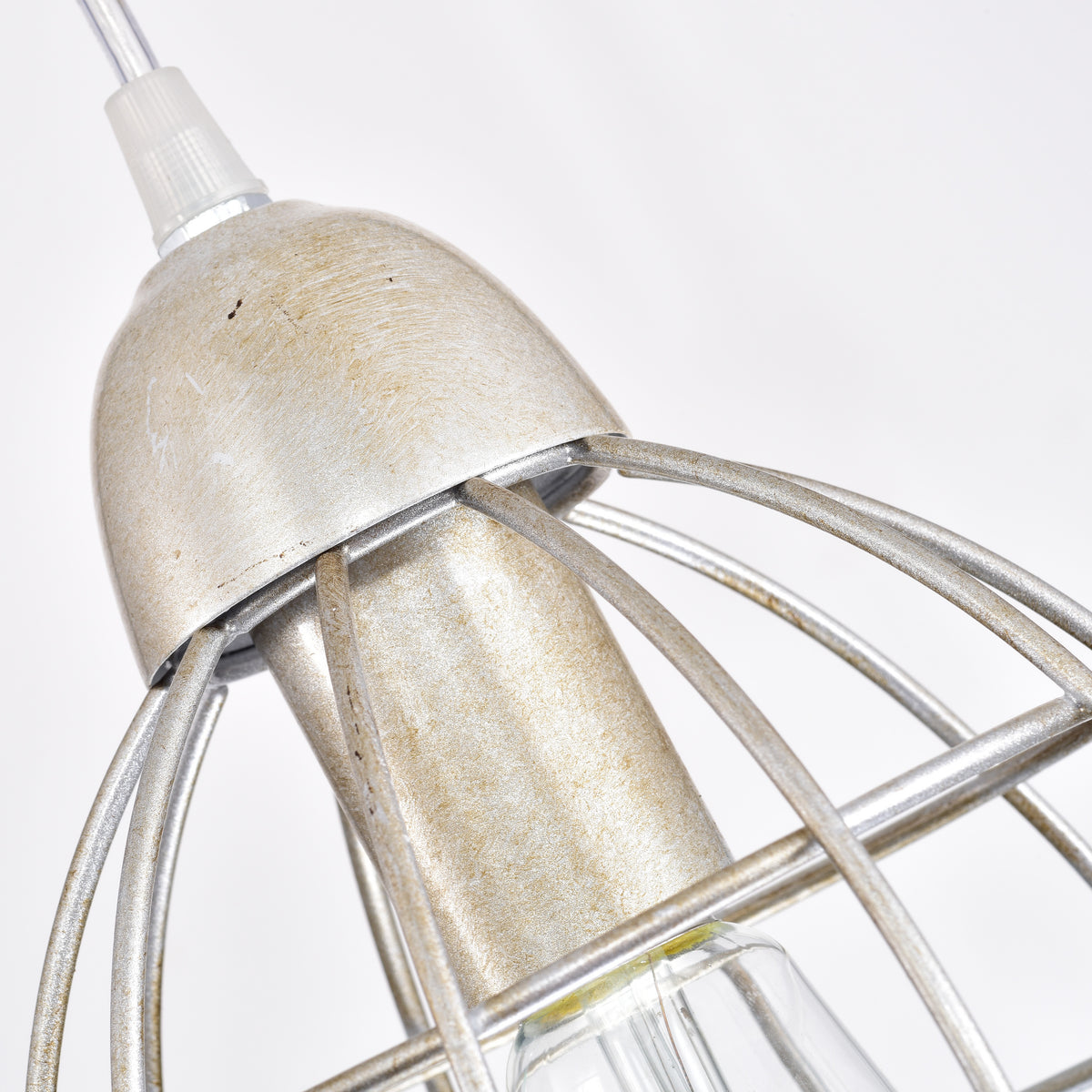 Camaret 5-Light Kitchen Island Pendant - Antique Silver