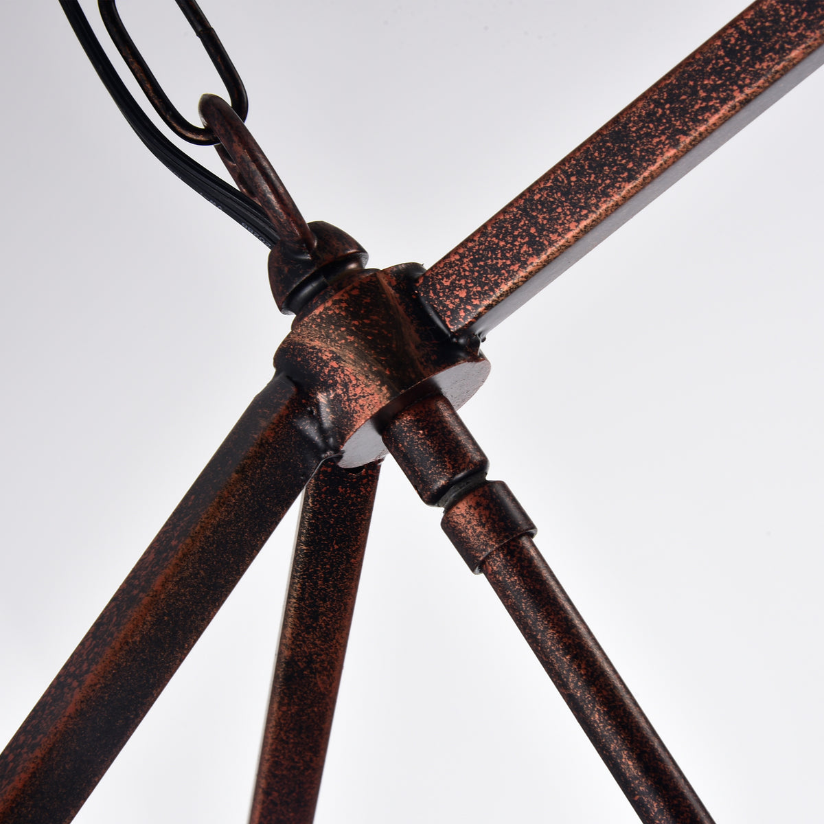 Kyvelis 8-Light Chandelier - Black Brushed Gold