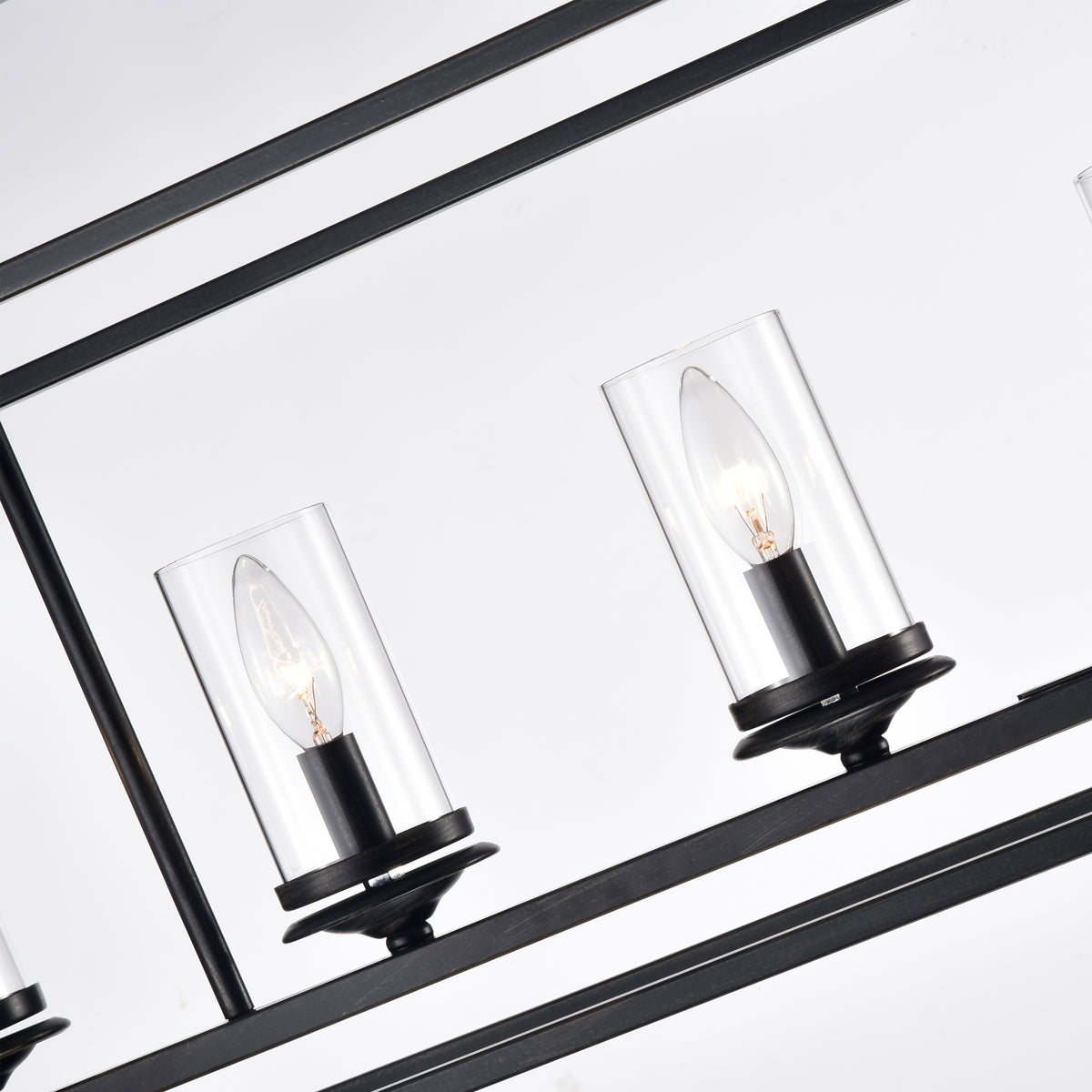 Leka 5-Light Chandelier - Black Brushed Coffee