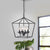 Manoel 4-Light Chandelier - Black Brushed Coffee