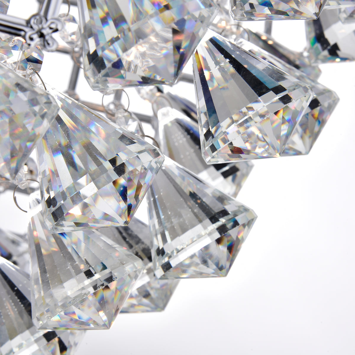 Belisario 4-Light Crystal Flush Mount Drum