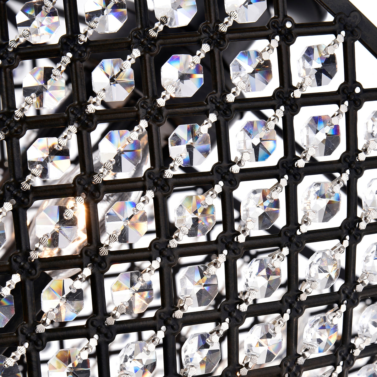 Convallaria 8-Light Drum Pendant with Crystal Accents