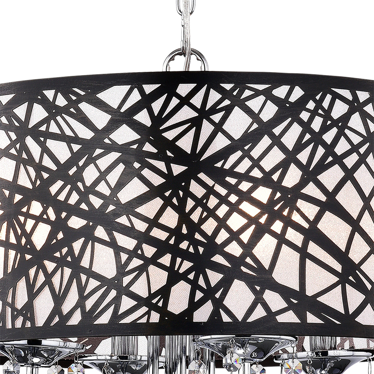 Acsah 4-Light Shaded Drum Chandelier