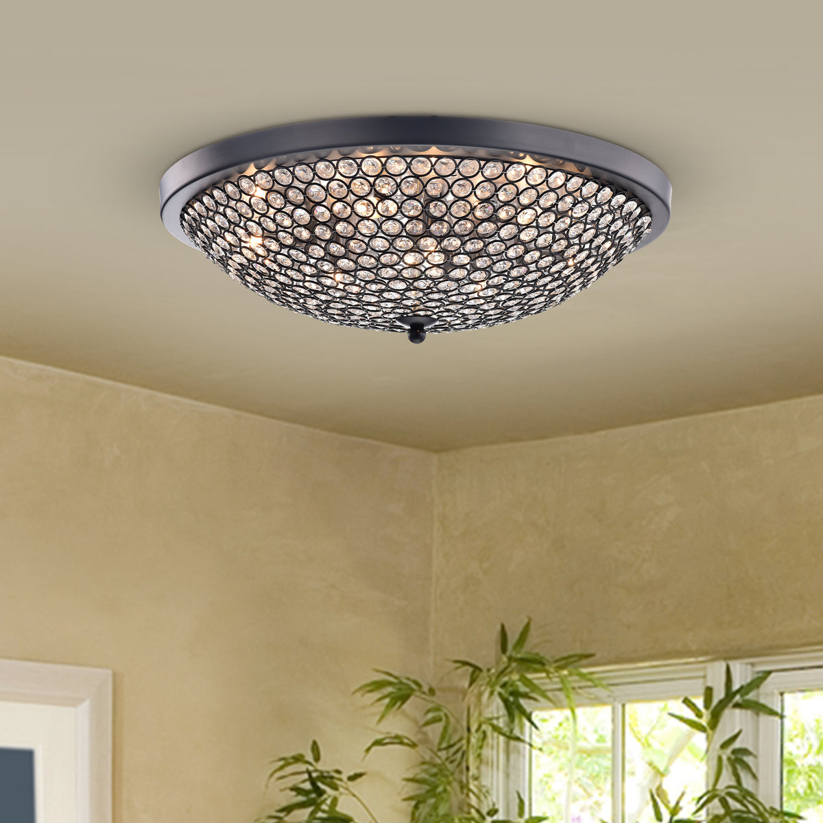 Bacalar 6-Light Statement Bowl Flush Mount