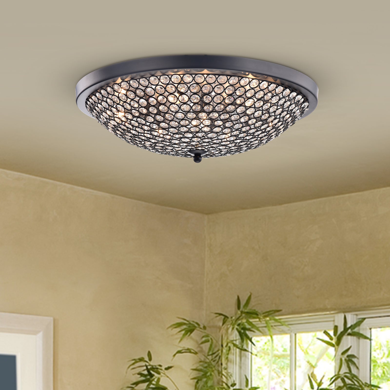 Bacalar 6-Light Statement Bowl Flush Mount