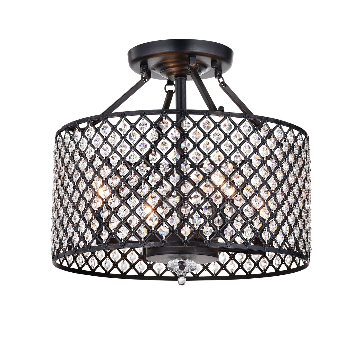 Beren 4-Light Semi-Flush Mount Drum