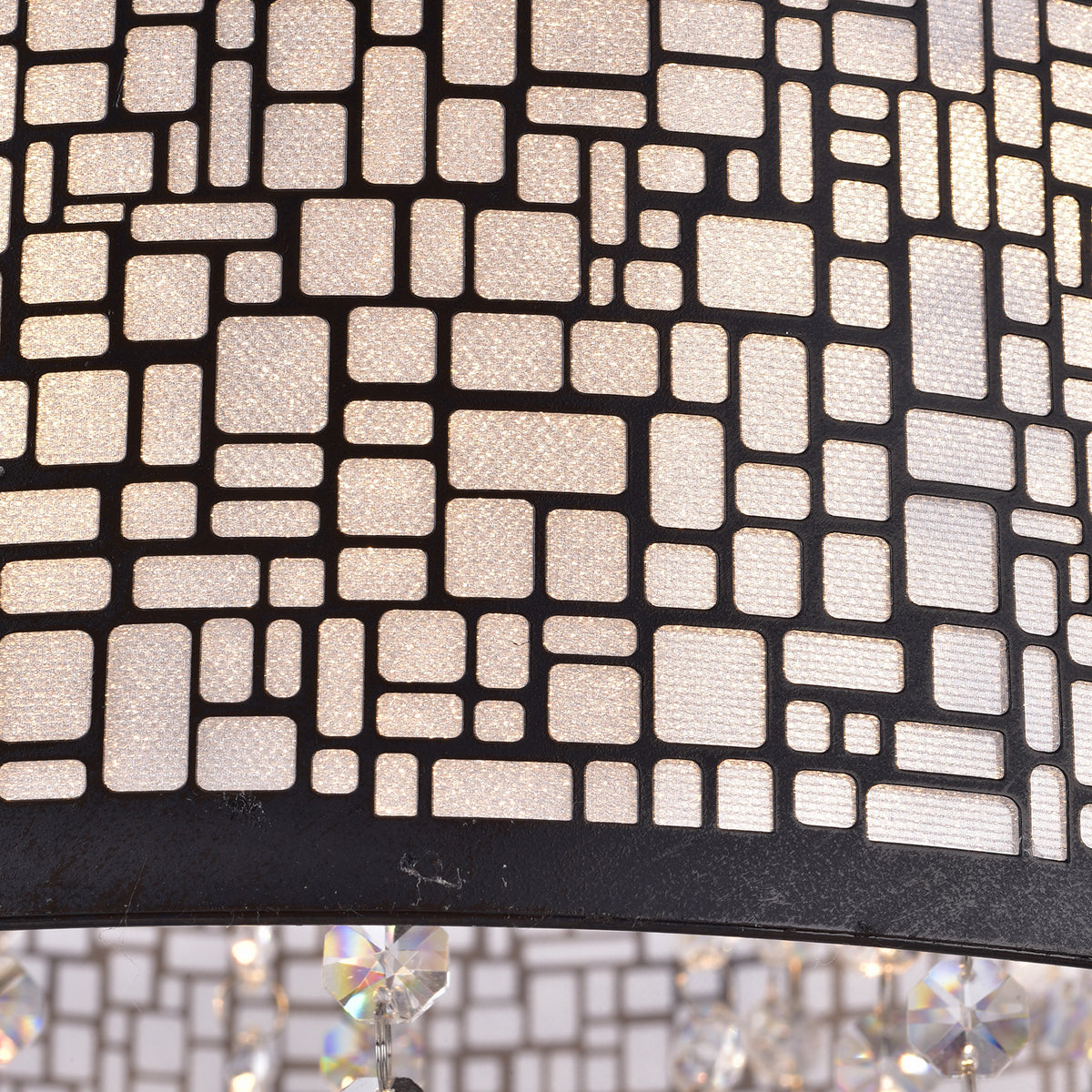 Alaula 4-Light Shaded Drum Chandelier - Black