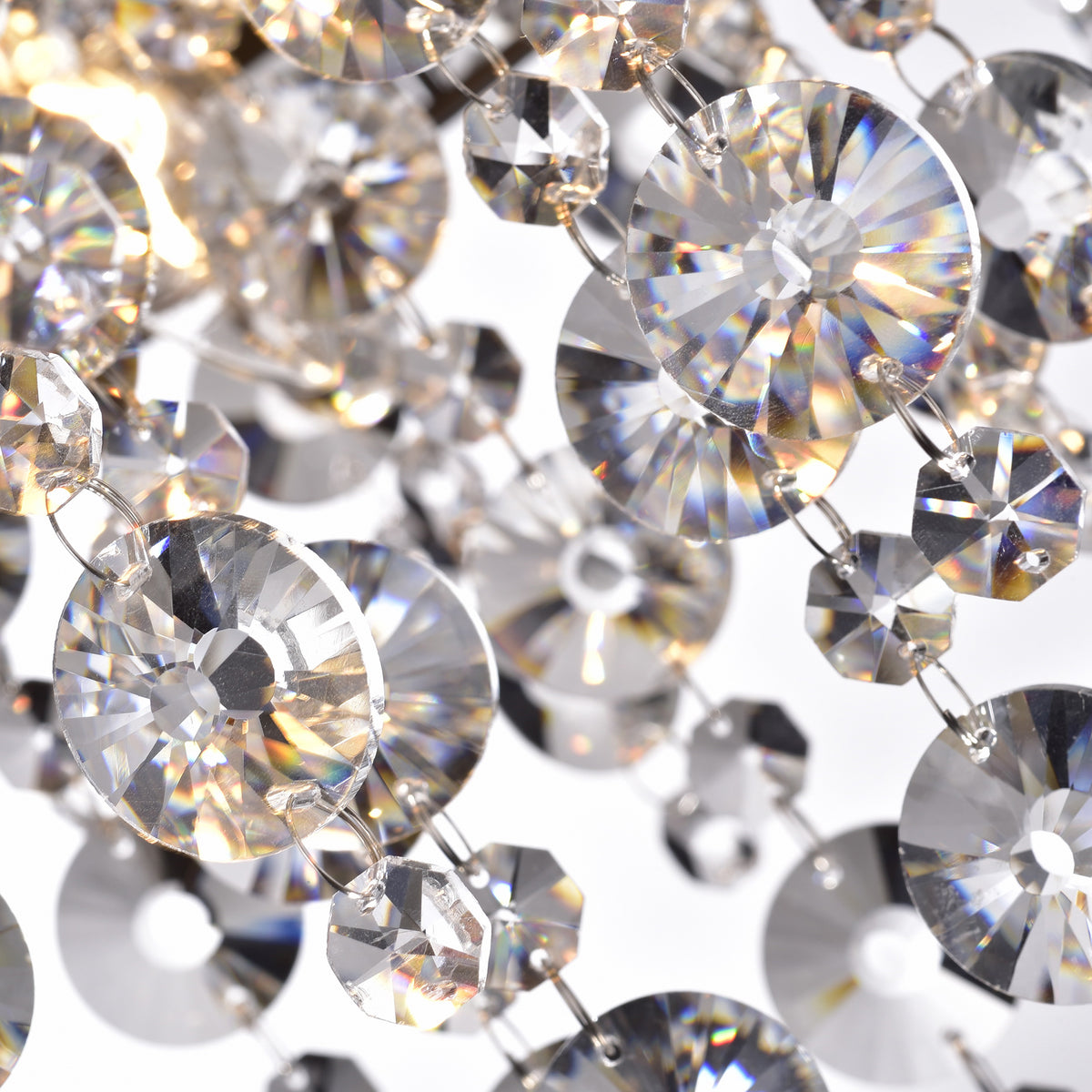 Alaula 4-Light Shaded Drum Chandelier - Chrome