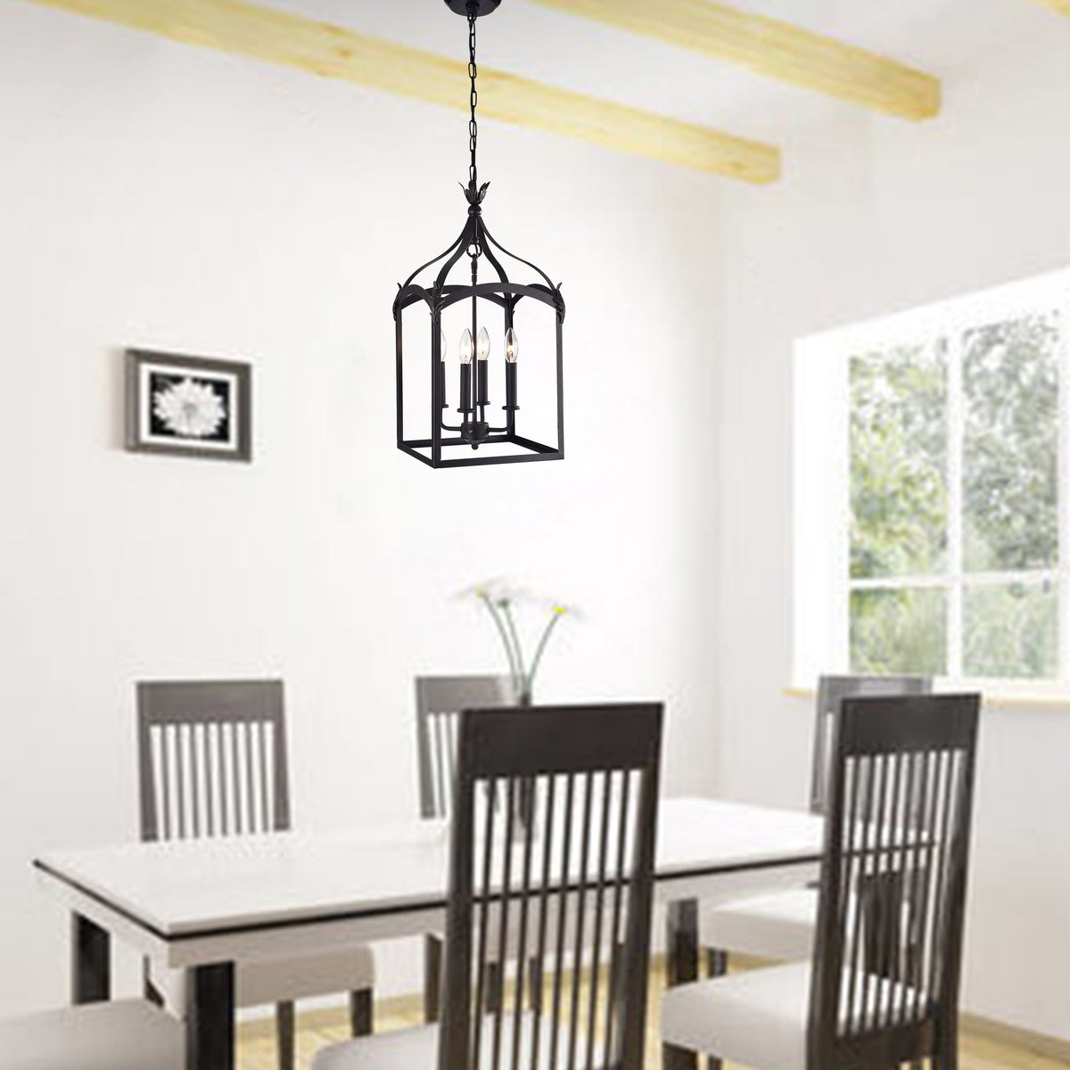 Castelo 4-Light Lantern Pendant