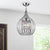 Bonarcado 3-Light Foyer Semi Flush Mount - Chrome