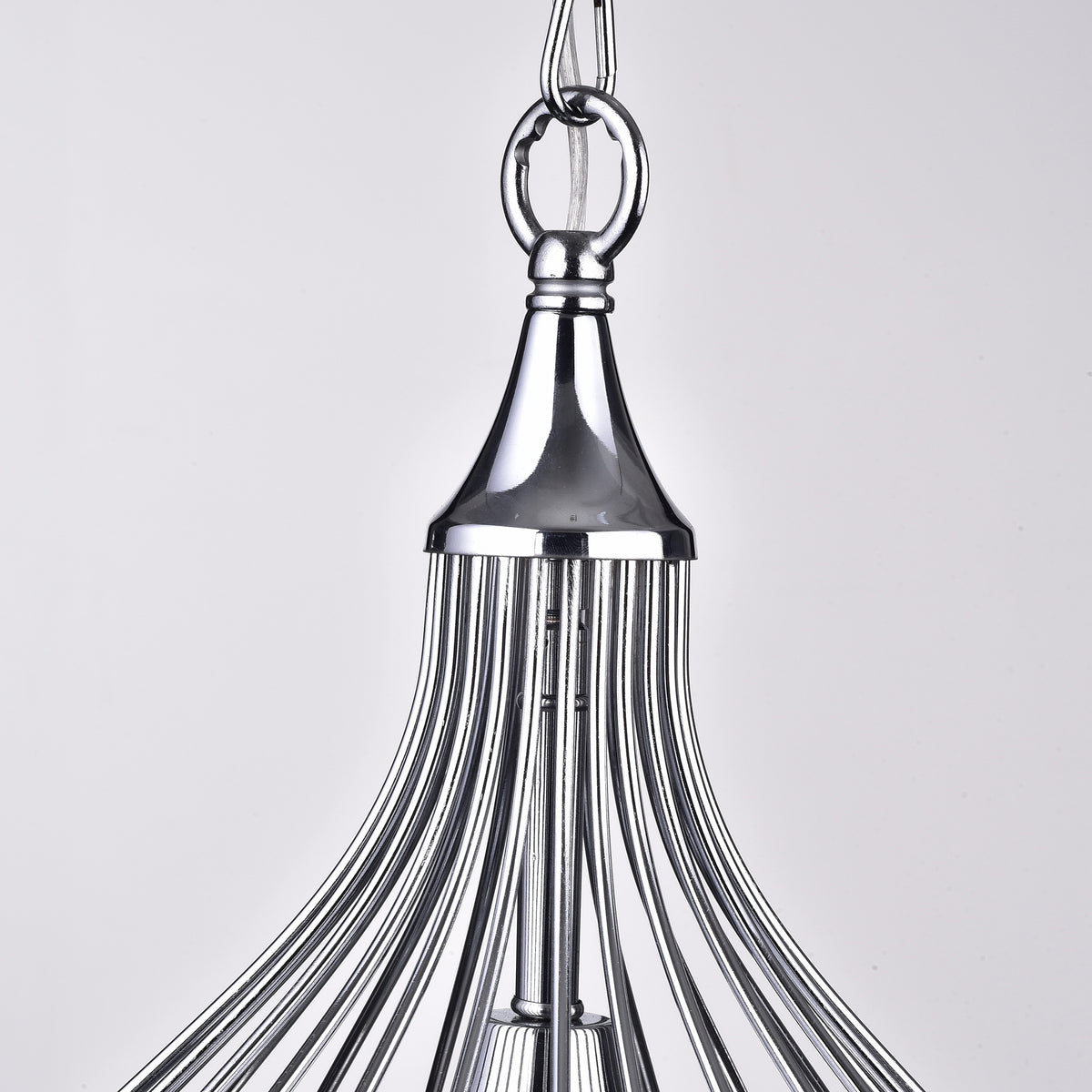 Bonarcado 3-Light Foyer Semi Flush Mount - Chrome