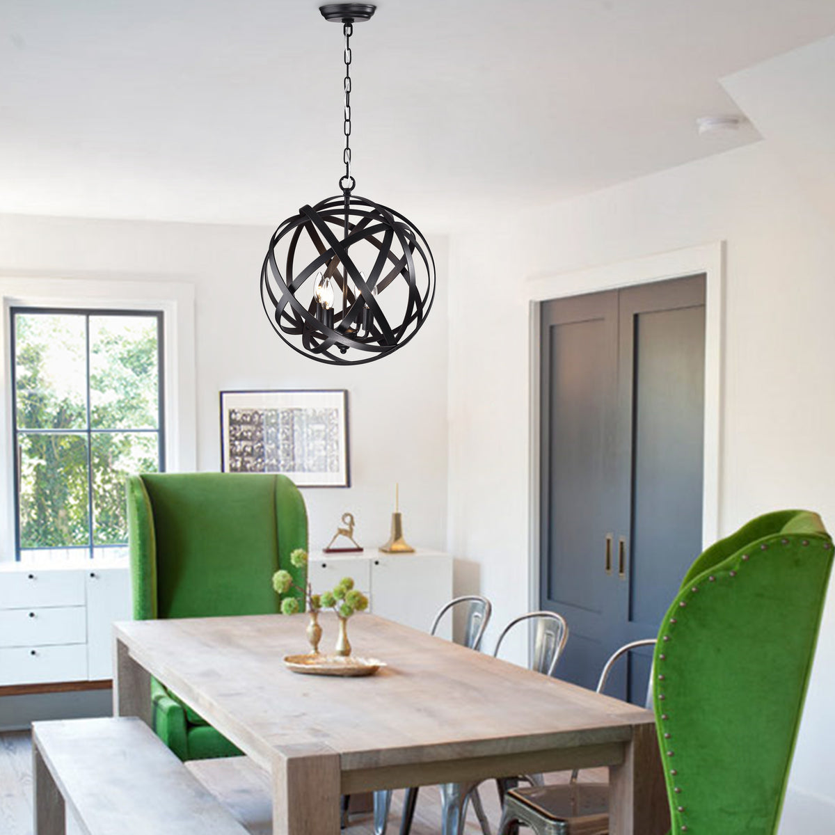 Caneel 4-Light Globe Pendant