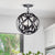 Ektoros 3-Light Globe Semi-Flush Mount