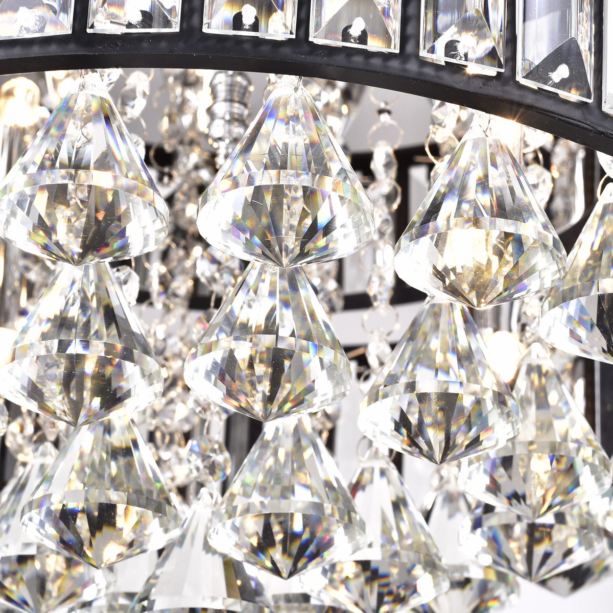 Berdine 4-Light Crystal Flush Mount Drum