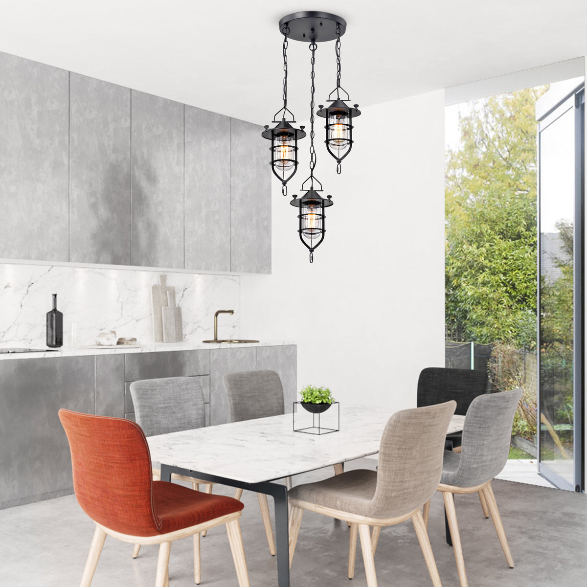 Calvi 3-Light Cluster Pendant