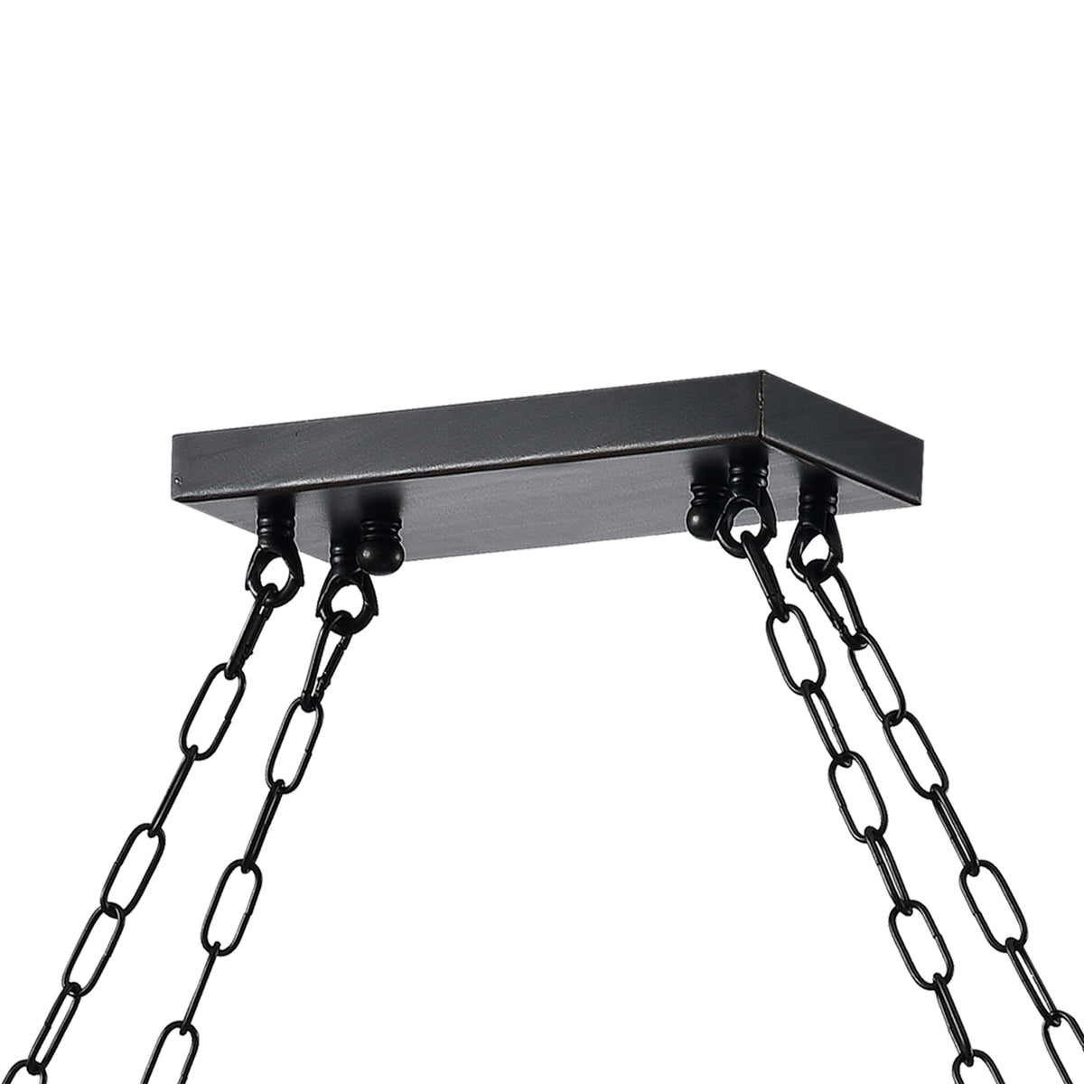 Esperidon 5-Light Rectangular Crystal Chandelier - Black