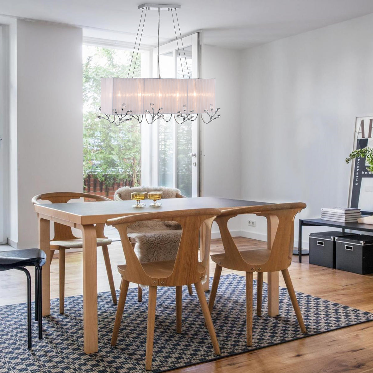 Nayarit 5-Light Rectangular Chandelier