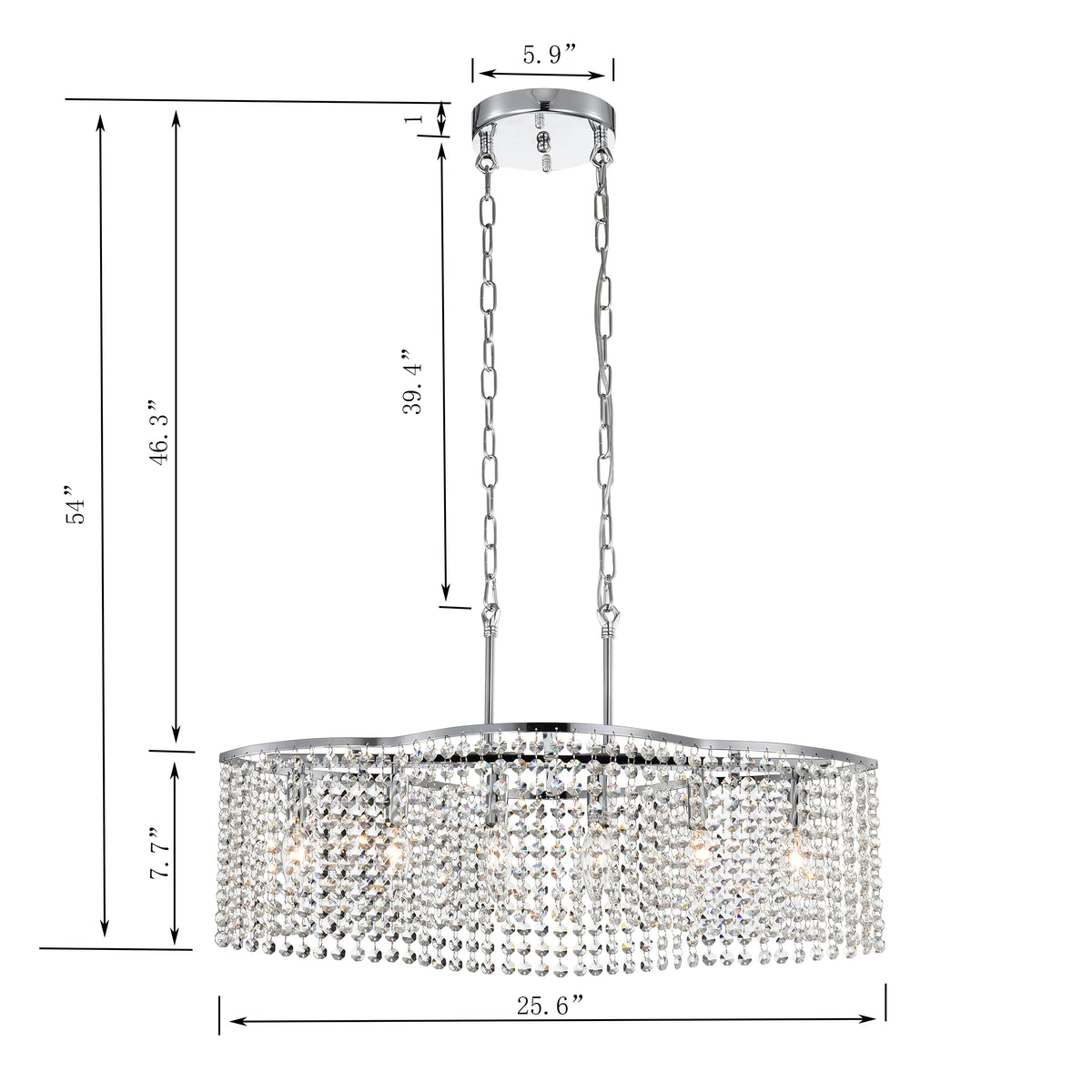 Analeigh 6-Light Unique / Statement Chandelier