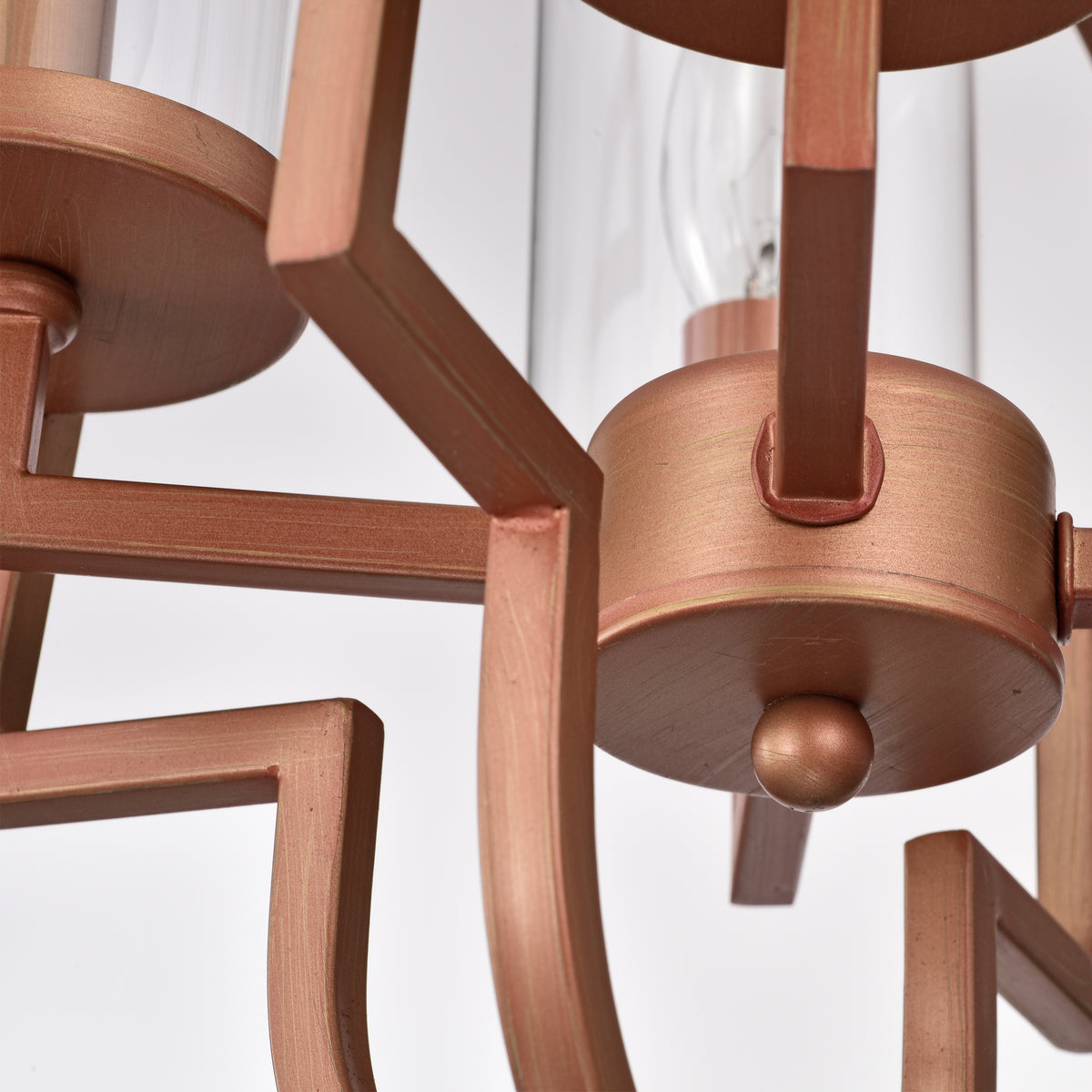 Aggelos 4-Light Open Frame Quatrefoil Pendant