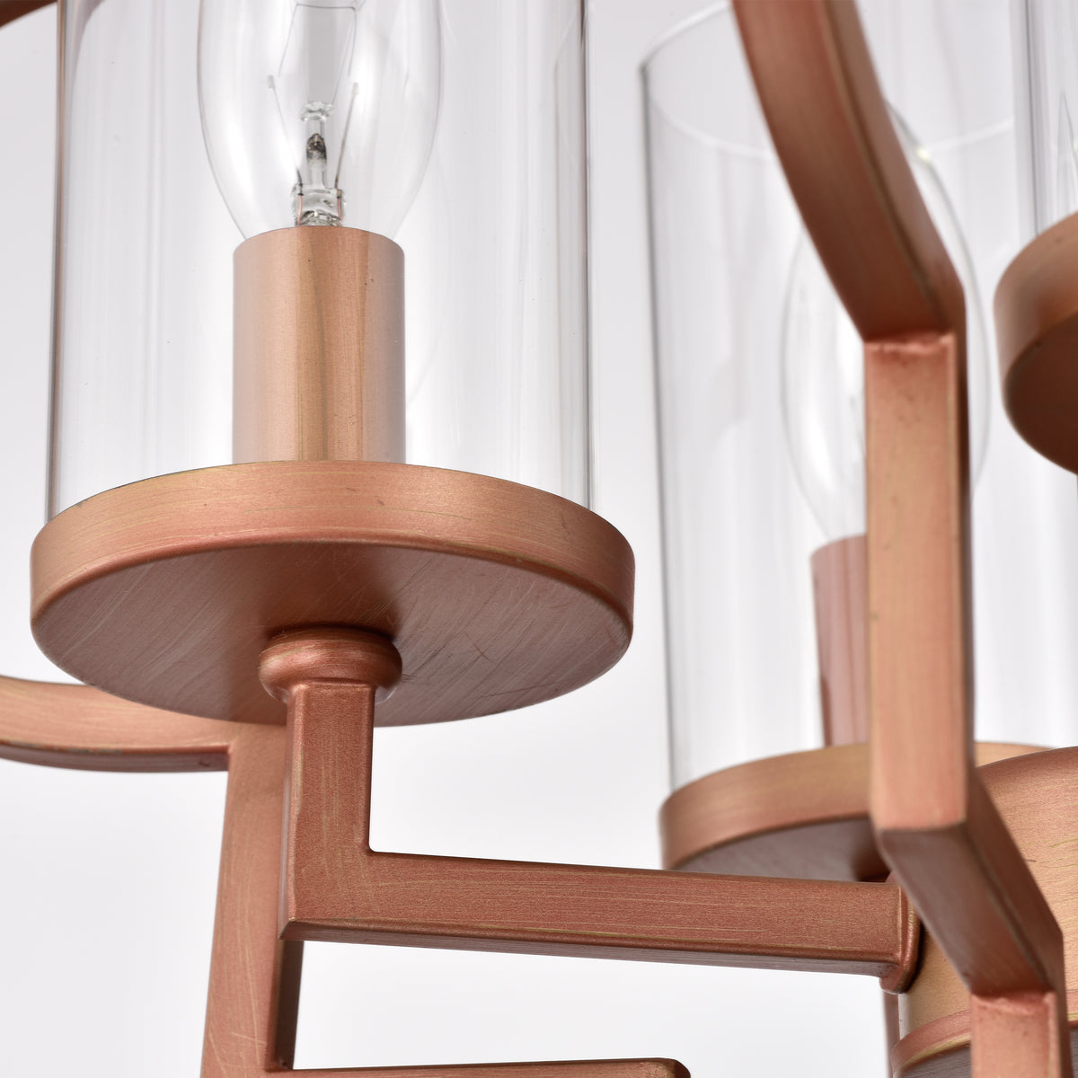 Aggelos 4-Light Open Frame Quatrefoil Pendant