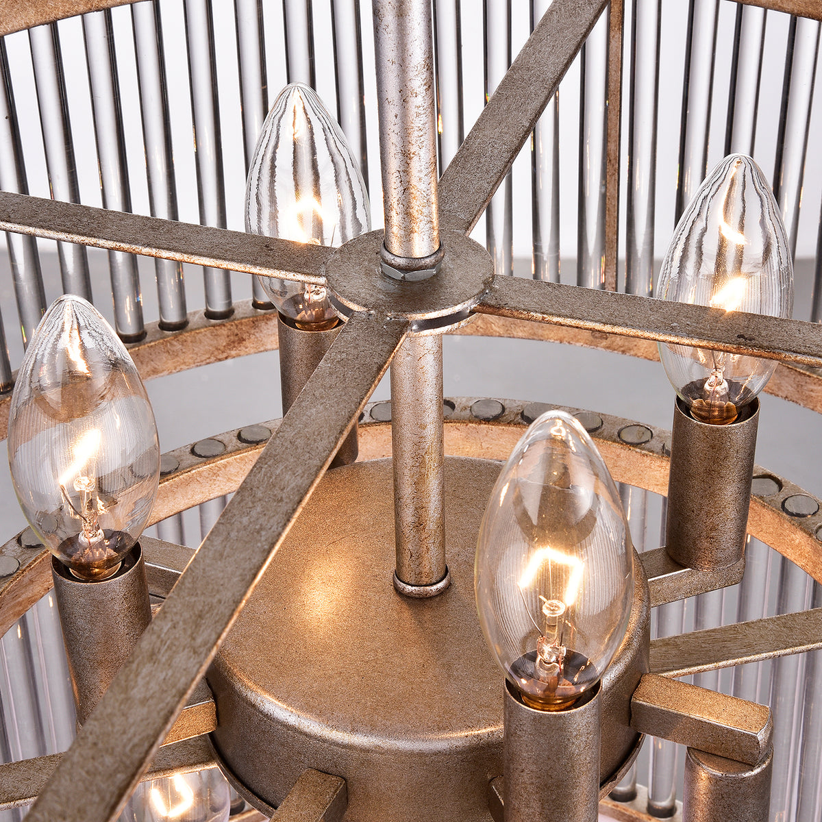 Argente 8-Light Tiered Unique / Statement Chandelier