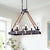 Coressia 6-Light Rectangular Pendant