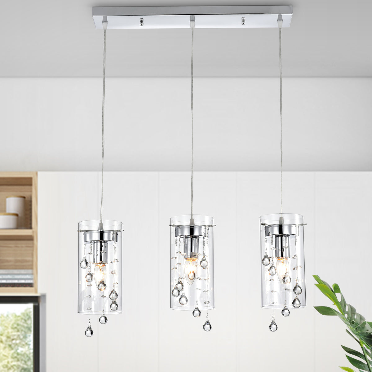 Denae 3-Light Kitchen Island Pendant