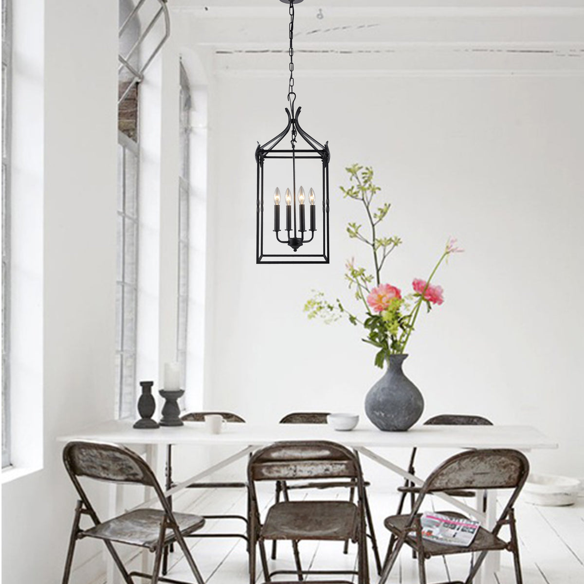 Crismon 4-Light Lantern Pendant